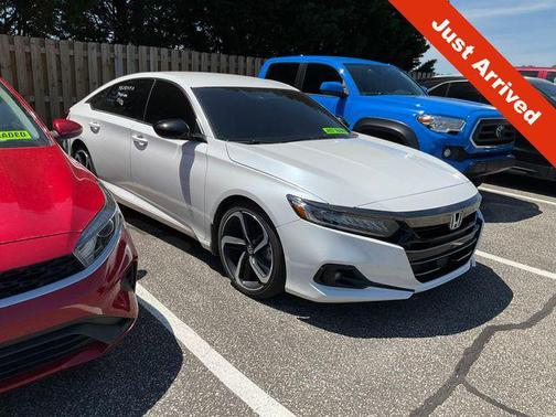 Platinum White 2021 Honda Accord Sport SE 1.5T