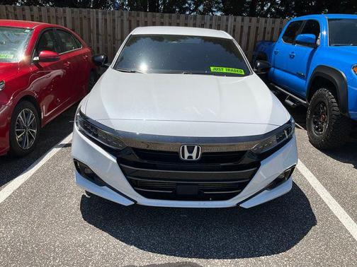Platinum White 2021 Honda Accord Sport SE 1.5T