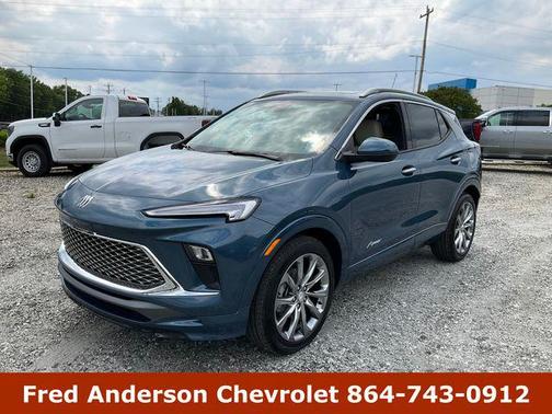 Ocean Blue Metallic 2026 Buick Encore GX Avenir