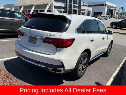 White Diamond Pearl 2017 Acura MDX 3.5L