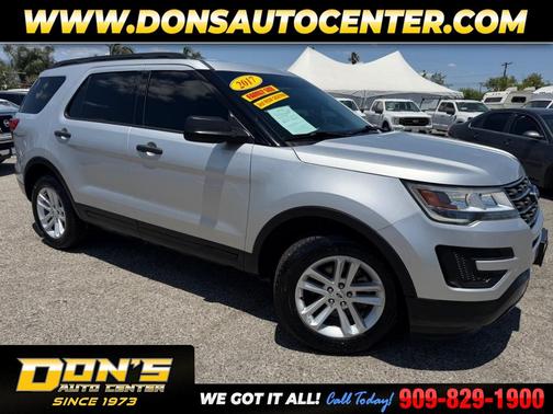 Ingot Silver Metallic 2017 Ford Explorer Base