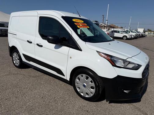 Frozen White 2022 Ford Transit Connect XL Cargo Van