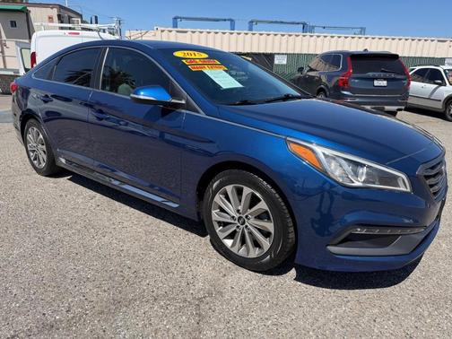 Lakeside Blue 2015 Hyundai SONATA Sport