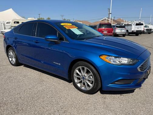 Lightning Blue 2017 Ford Fusion Hybrid S