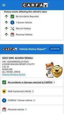 2025 GMC Acadia Denali