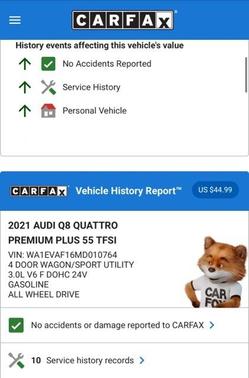 2021 Audi Q8 55 Premium Plus