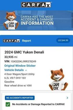 Black 2024 GMC Yukon Denali