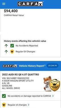 2022 Audi RS Q8 4.0T quattro