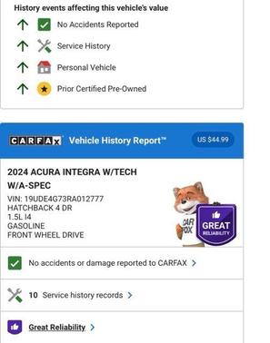 2024 Acura Integra A-Spec Technology