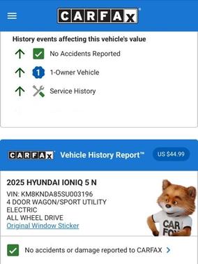 2025 Hyundai IONIQ 5 N Base