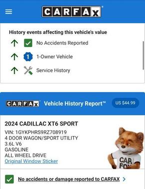 2024 Cadillac XT6 Sport AWD