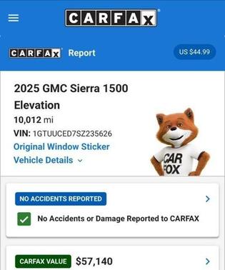 2025 GMC Sierra 1500 Elevation