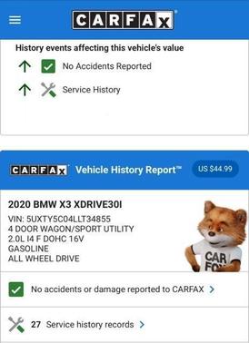 2020 BMW X3 xDrive30i