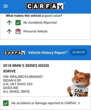 2018 BMW M550 i xDrive