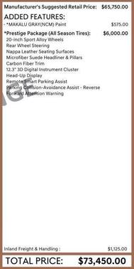 2023 Genesis G80 3.5T