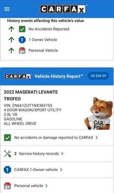 2022 Maserati Levante Trofeo