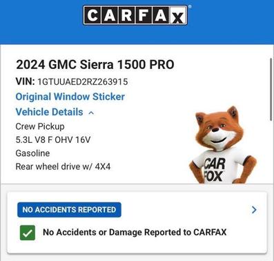 Cardinal Red 2024 GMC Sierra 1500 Pro