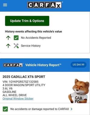 2025 Cadillac XT6 Sport AWD