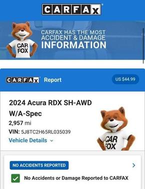 Apex Blue Pearl 2024 Acura RDX A-Spec