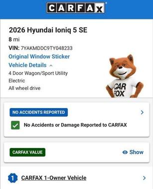 Atlas 2026 Hyundai IONIQ 5 SE