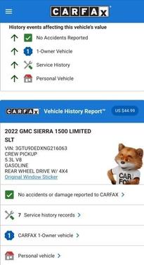 2022 GMC Sierra 1500 Limited SLT