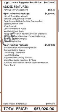 2023 Genesis G70 3.3T