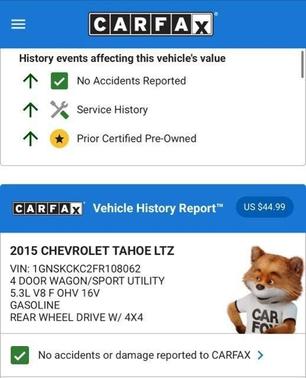 2015 Chevrolet Tahoe LTZ