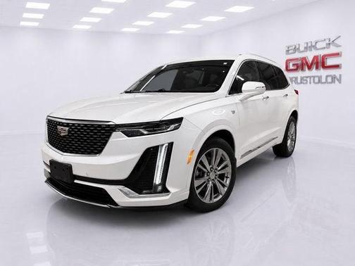 Crystal White Tri-Coat 2023 Cadillac XT6 Premium Luxury AWD