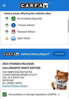 2024 Hyundai PALISADE Calligraphy Night Edition