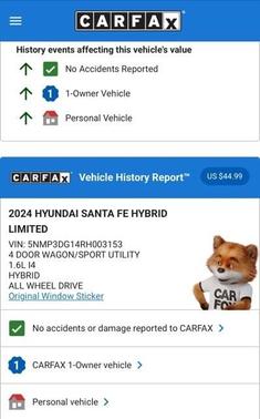 2024 Hyundai SANTA FE HEV Limited