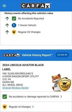 2024 Lincoln Aviator Black Label AWD