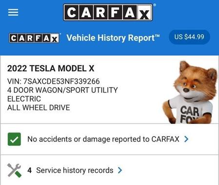 2022 Tesla Model X Base