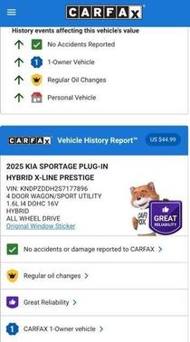 2025 Kia Sportage Plug-In Hybrid X-Line Prestige