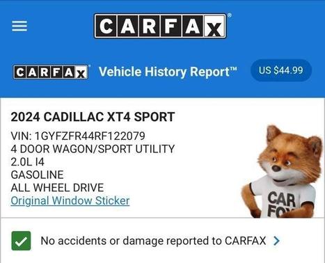 2024 Cadillac XT4 Sport