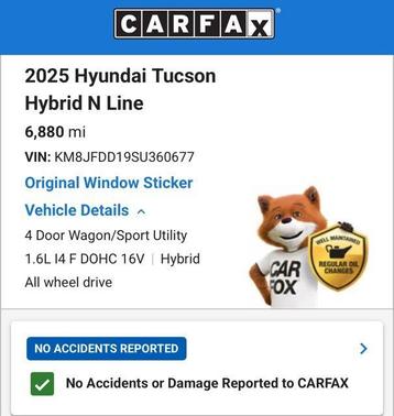 Ash Black 2025 Hyundai TUCSON Hybrid N Line