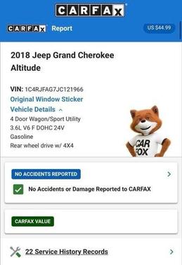 2018 Jeep Grand Cherokee Altitude