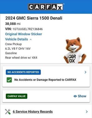 White Frost 2024 GMC Sierra 1500 Denali