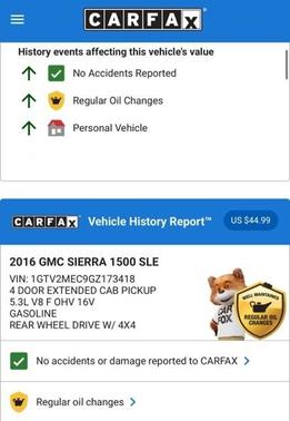 2016 GMC Sierra 1500 SLE