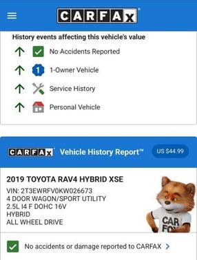 2019 Toyota RAV4 Hybrid XSE