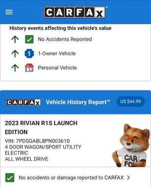 2023 Rivian R1S Launch Edition