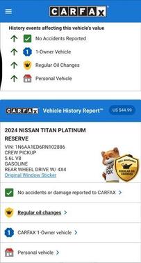 2024 Nissan Titan Platinum Reserve