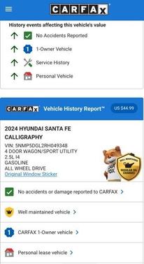 2024 Hyundai SANTA FE Calligraphy