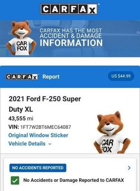 Oxford White 2021 Ford F-250 XL