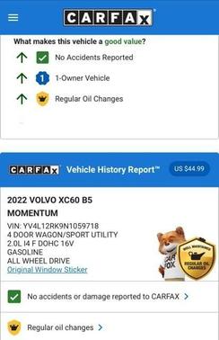 2022 Volvo XC60 B5 Momentum