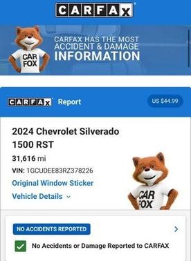 Black 2024 Chevrolet Silverado 1500 RST