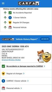 2025 GMC Sierra 1500 AT4