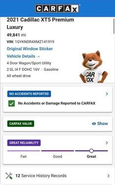 Satin Steel Metallic 2021 Cadillac XT5 Premium Luxury