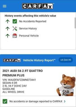 2021 Audi S6 2.9T Premium Plus