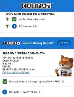 2024 GMC Sierra 2500 AT4