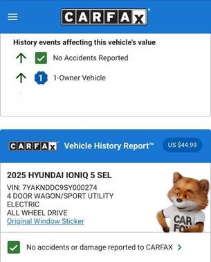 2025 Hyundai IONIQ 5 SEL